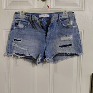 KanCan Distressed Denim Shorts